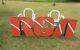 Large 1960s Vintage Plexiglass Rca Music Records Store Display Sign Advertising