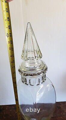 Large Antique Apothecary Glass Candy Show Jar Store Display 26