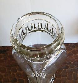 Large Antique Apothecary Glass Candy Show Jar Store Display 26