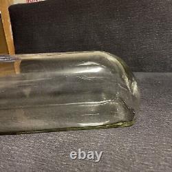 Large Antique Glass Candy Show Jar Store Display 18 X 6 X 5 General Store