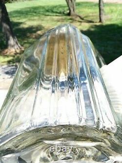 Large Antique Necco Candies Jar Glass Counter Skyscraper Style Store Display