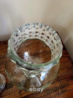 Large Antique Tiffin Dakota Apothecary Glass Candy Jar Store Display 15