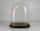 Large Antique Victorian Oval Hand Blown Glass Globe Dome Doll Clock 18.5 15.15