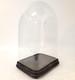 Large Antique Victorian Rectangular Square Hand Blown Glass Globe Dome 19.5