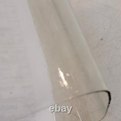 Large Antique Victorian Rectangular Square Hand Blown Glass Globe Dome 19.5