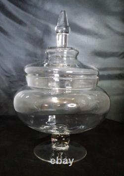 Large Apothecary Clear Glass Jar Store Display 10 x 14 Perfect For A Terrarium