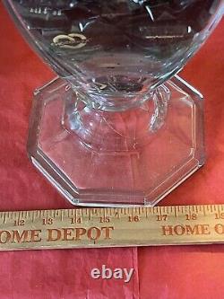 Large Apothecary Jar Vintage Candy Store Display 26 Glass Bottle