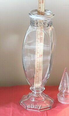 Large Apothecary Jar Vintage Candy Store Display 26 Glass Bottle