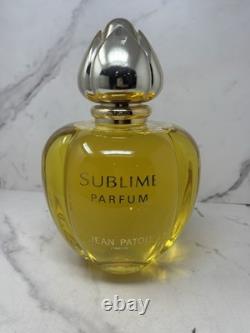 Large Jean Patou Sublime Glass Factice Bottle Store Display 12 Tall