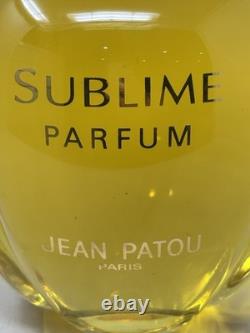 Large Jean Patou Sublime Glass Factice Bottle Store Display 12 Tall