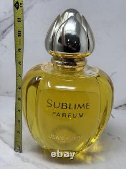Large Jean Patou Sublime Glass Factice Bottle Store Display 12 Tall