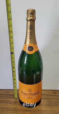 Large Veuve Clicquot Champagne Bottle Store Display 19.5 Glass 3L