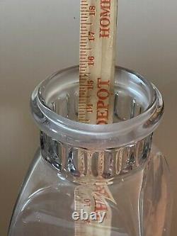 Large Vintage Glass 26 APOTHECARY Drug Store Candy Display JAR