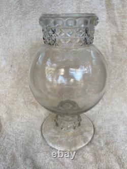 Large Vintage Glass Drug Store Pharmacy Display Apothecary Candy Jar