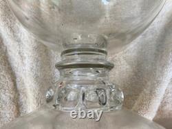 Large Vintage Glass Drug Store Pharmacy Display Apothecary Candy Jar