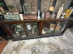Late 1800S Store Display Cabinet, beveled glass all original