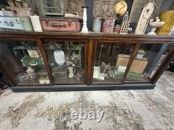 Late 1800S Store Display Cabinet, beveled glass all original