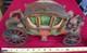 Leaded Glass Paul F. Beich Store Display Candy Container Carriage Metal Wheels