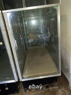 Lighted Retail Store Glass Display Case Cabinet 48x40x20