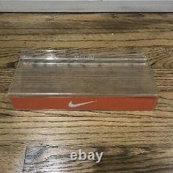 Lot Of 10 Nike Orange White Lucite Slat Wall Shoe Displays