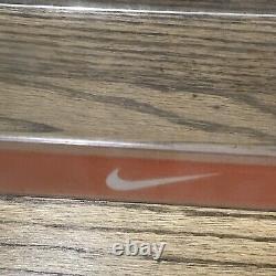 Lot Of 10 Nike Orange White Lucite Slat Wall Shoe Displays