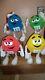 Lot Of 4 Animated Mechanical Dancing M&m Candies Christmas Store Window Display