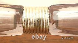 Lot of four Antique Art Deco Glass Risers, Pillars, Store Display