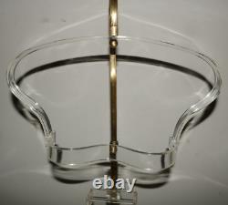 Lucite and metal vintage bra store counter display MCM