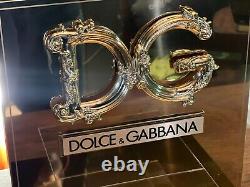 Luxury Dolce & Gabbana Gold Display Brand New Glasses Advertising Collection