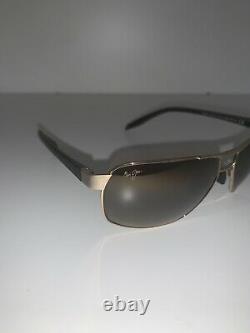 MAUI JIM THE BIRD Sunglasses MJ H 835-16 Gold Frames Brown Lenses Store Display