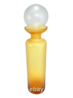 MCM Large Devilbiss Store Display Perfume Bottle Frosted Amber Glass W. Germany