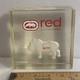 Marc Ecko Unlimited Rhino Advertising Desk Lucite Statue Store Sign Display