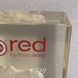 Marc Ecko Unlimited Rhino Advertising Desk Lucite Statue Store Sign Display