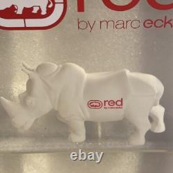Marc Ecko Unlimited Rhino Advertising Desk Lucite Statue Store Sign Display
