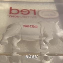 Marc Ecko Unlimited Rhino Advertising Desk Lucite Statue Store Sign Display