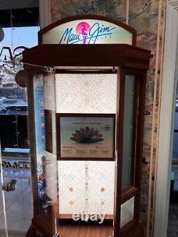 Maui Jim Cabinet Optical Display Tower For Sun Glasses Excellent Good Condition