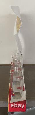 McDonalds Milkshake Glasses Reproduction Original Store Display 1957 Vintage