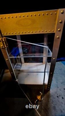 Metal Glass Display Case Large aluminum frame sunglasses collection e723