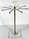 Mid-century Modern Lucite And Brass Tie And Jewelry Stand Vintage Store Display