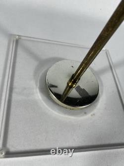 Mid-Century Modern Lucite and Brass Tie And Jewelry Stand Vintage Store Display