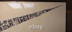 NIKE Framed Wall Art/Picture. 40 x 20 Rare, Internal Corp Distro. Only