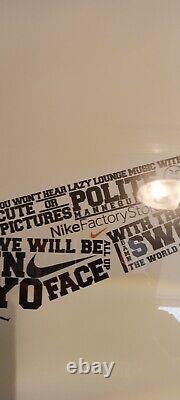 NIKE Framed Wall Art/Picture. 40 x 20 Rare, Internal Corp Distro. Only