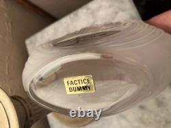NINA RICCI LALIQUE FACTICE PERFUME BOTTLE Glass STORE DISPLAY Dummy GIANT VTG