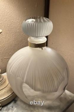 NINA RICCI LALIQUE FACTICE PERFUME BOTTLE Glass STORE DISPLAY Dummy GIANT VTG