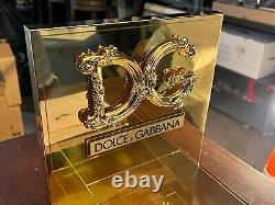 New Dolce & Gabbana Sunglasses/eyeglasses Gold Display, Stand. Authentic Italy