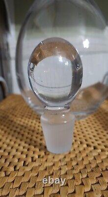 New Large Glass Crystal Perfume Bottle From Crown Perfumery Store Display New