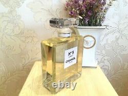 New Rare Glass Giant Factice Chanel N°5 L'eau Store Display (2 Liters)