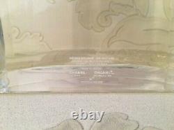 New Rare Glass Giant Factice Chanel N°5 L'eau Store Display (2 Liters)