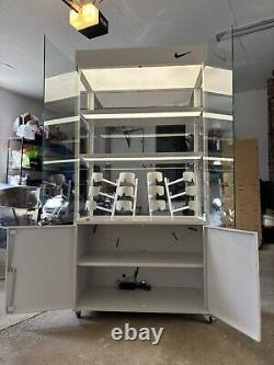 Nike Glass Display Case perfect for shoe collectors SB, Jordan, Lebron Genuine