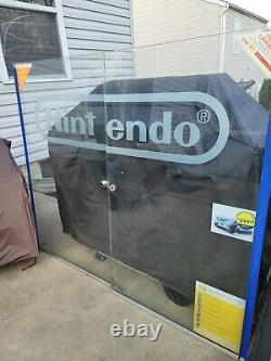 Nintendo store kiosk display glass